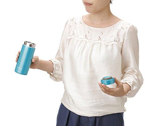 Tiger Thermos Water Bottle, Screw-Top Mug, Keeps Drinks Hot or Cold for 6 Hours, 350ml, Suitable for Home Use, Tumbler Use, Aqua Blue, MMZ-A351AA