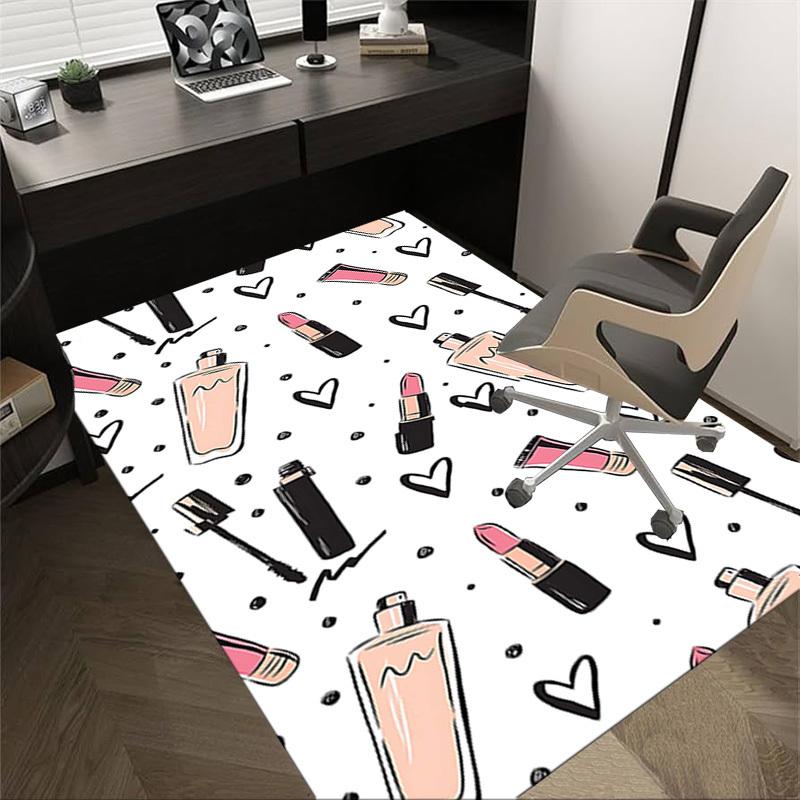 1PC makeup hearts Anti-slip carpet, suitable for Office, bedroomand playrooms. It can also be used as a sofa footrest cover-W68