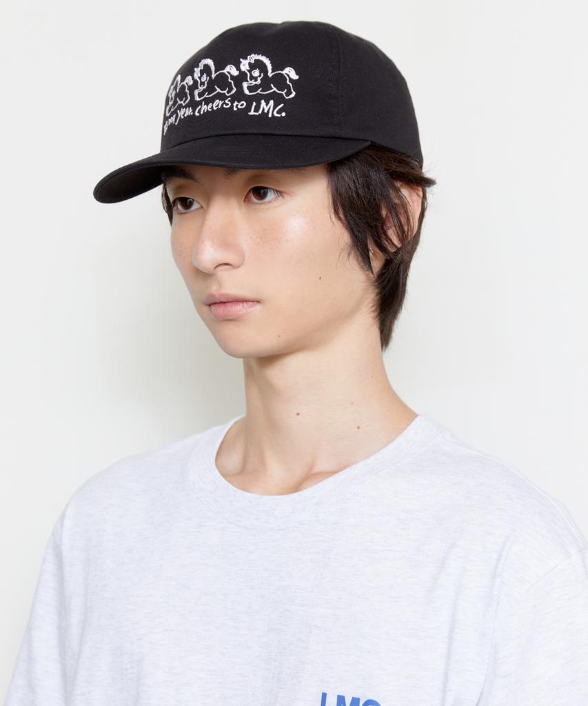 LMC New Year Horse 5Panel Cap Black