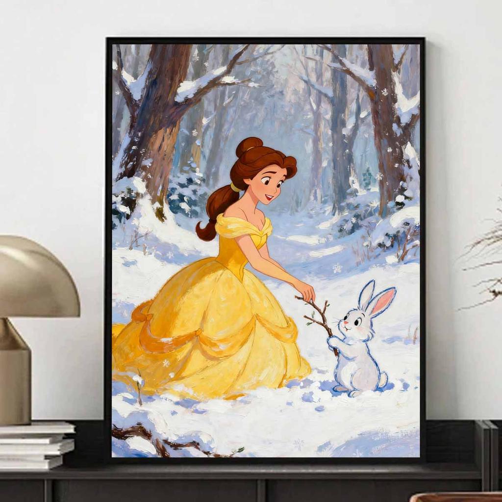 Disney Diamond Painting DIY Belle Winter Rabbit Diamond Art Painting Set for Home Office Decoration Handmade Gifts