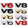 V6 V8 Labeling Is Suitable for Prado, Metal Label, Overbearing Modified Logo Rand Coluzer Tail Label