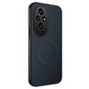 Magnetic Silicone Case For Honor 400 Pro Lite 200 Smart Wireless Charging Carbon Fiber PU Leather Texture Soft Cover Phone Cases