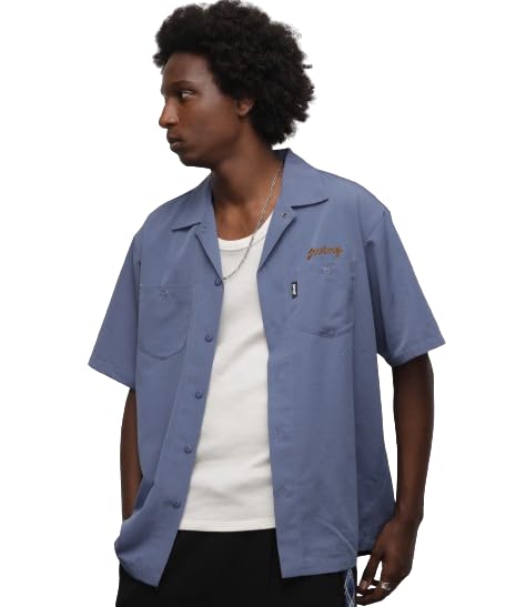 

Рабочая рубашка Schott NYC TC Американский бренд с вышивкой гордости / 782-4123008 Мужская маленькая 120 темно-синяя