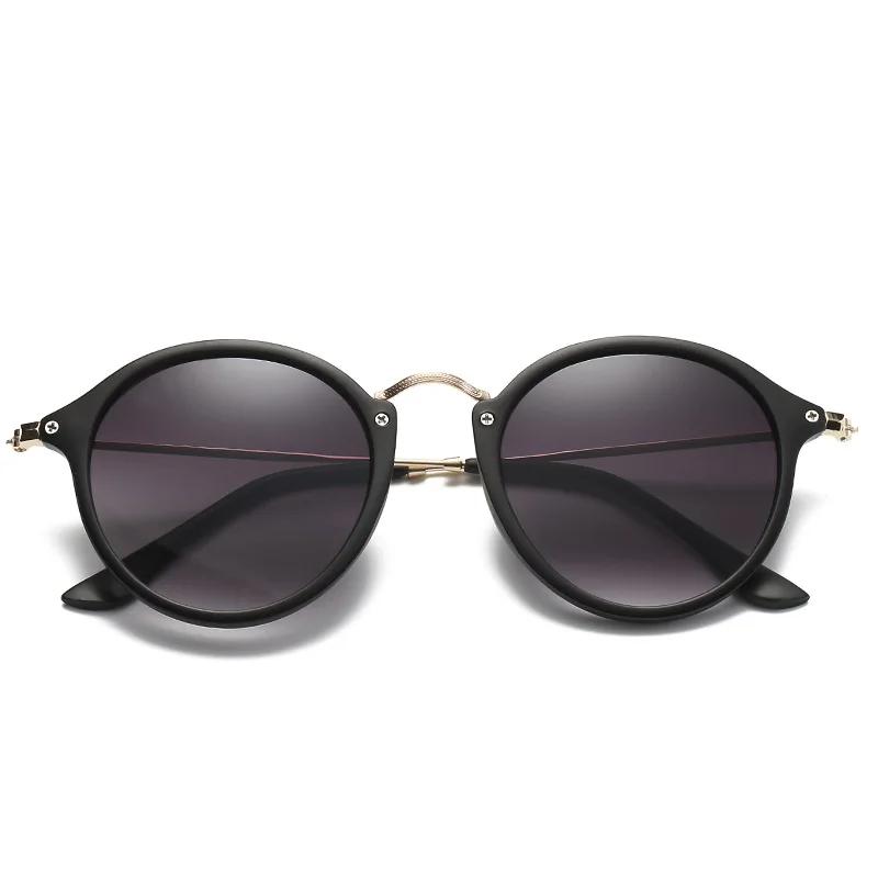 Fashion Round Metal Frame Mirror Sunglasses Women Men  Retro Brand Designer Sunglasses Trending UV400  Mujer