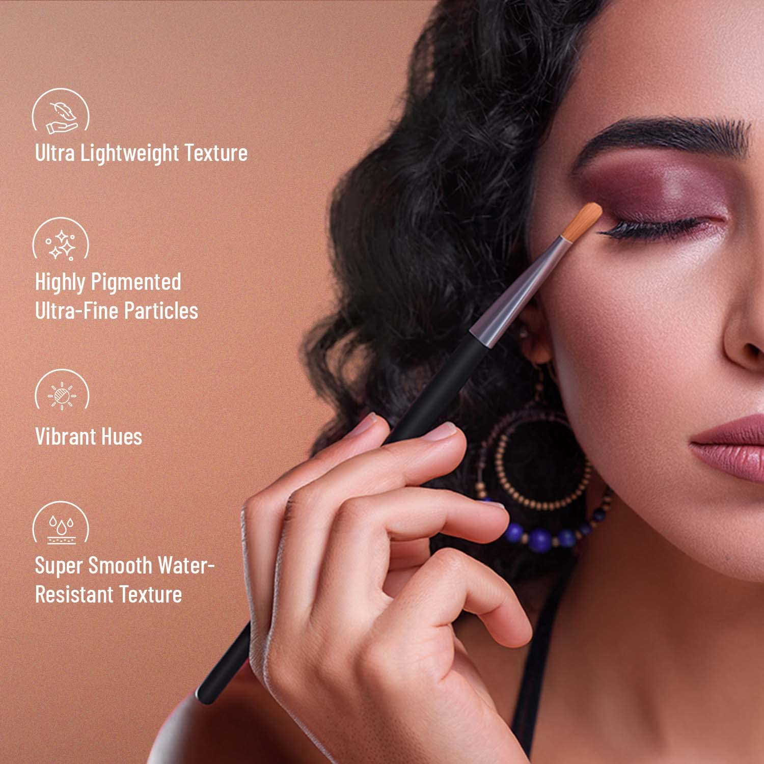 Ultimate 9 пигментированных цветов палитры теней для век | Стойкая и легко — фото 3