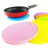 Kitchen Accessories Gadgets 18/14cm Silicone Mats Placemat Multifunction Round Heat Resistant Drink Cup Coasters Kitchen Tools