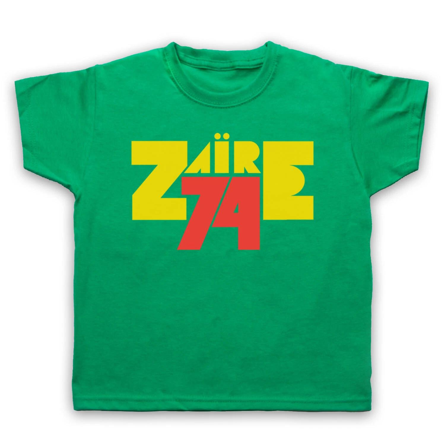

ZAIRE 74 ALI V FOREMAN RUMBLE IN JUNGLE BOXING FIGHT KIDS CHILDS T-shirt 110
