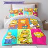 The Simpsons Art Pattern Bedding Home Decoration Birthday Gift ( 1 Duvet Cover + 2 Pillowcase, Without Core),fan Merchandise.