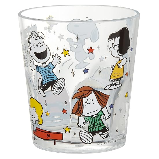 Skater Cup 280ml Plastic Acrylic Dishwasher Safe Made in Japan Snoopy PEANUTS 75th dancing KSA4J-A