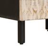 Nightstand 2 Pcs. White 40 X 33 X 46 Cm Solid Mango Wood