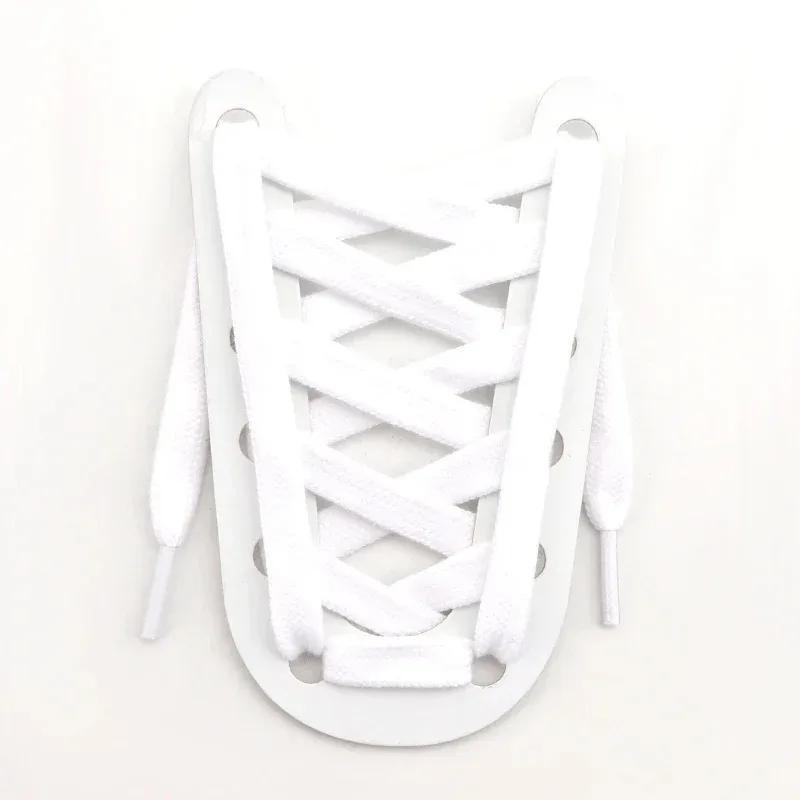 Lacci da Scarpe in Cotone Scarpe da Tennis Lacci per Scarpe Tela Casual Lacci Piatto 80/100/120/140/160CM Lacci per Scarpe Accessori