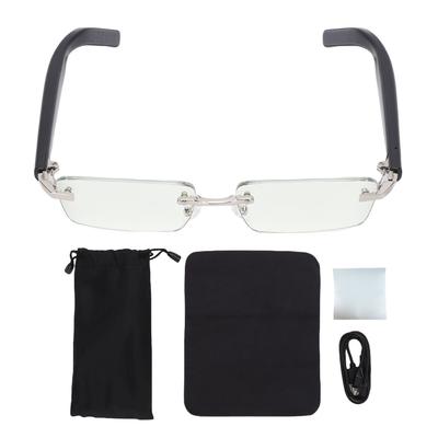 Bluetooth Glasses Frameless Anti Blue Light AI Smart Glasses Support Multilingual Translation Music Call Functions