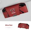 Leather Car Sun Visor Sunglasses Holder Eyeglasses Storage Clip For Mazda CX5 CX30 CX50 CX3 CX8 CX9 CX60 CX70 CX90 Mazda3  MX5