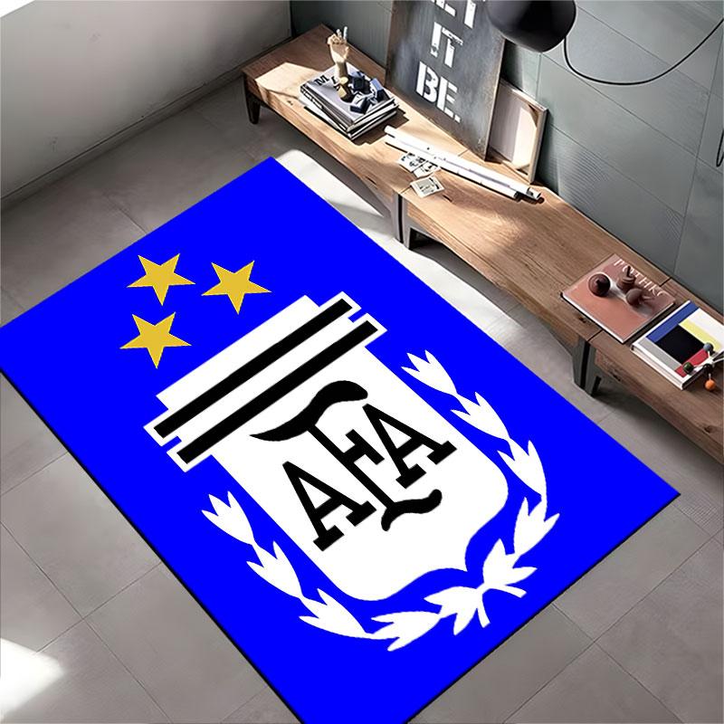 Blue Carpet with AFA Logo Design Suitable As a Non-slip Mat for the Living Room or Bedroom Sofa