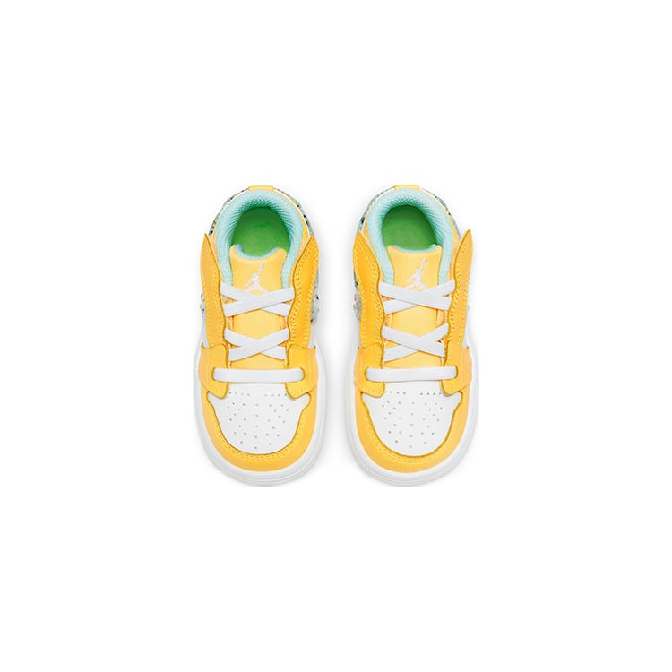 Jordan Air Jordan 1 Low Alt SE TD Slip Resistant Low Top Baby & Toddler Shoes Yellow White Infant And Toddler DX4388-800