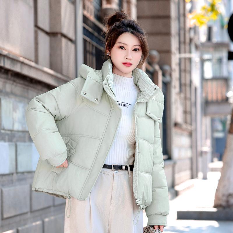 Women’s Short Detachable Hood Windproof Thicken Warm Winter Jacket