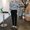 Korean Version Zebra-stripe Sense of Design Trend Handsome Loose Hipster Retro Versatile Sexy Men's Shirt Spring Autumn 2024