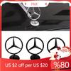 CDX1 2025 Hot 3D Car Front Bonnet Hood Emblem Round Zinc Alloy Badge For Mercedes Benz C E S Class W204 W205 W212 W213 W211 W220 W222
