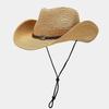 Sommer Upf50+ Breiter Rand Sonnenhut Outdoor Westliche Cowboy Fischerkappe Verstellbar Atmungsaktiv Unisex Für Männer Frauen