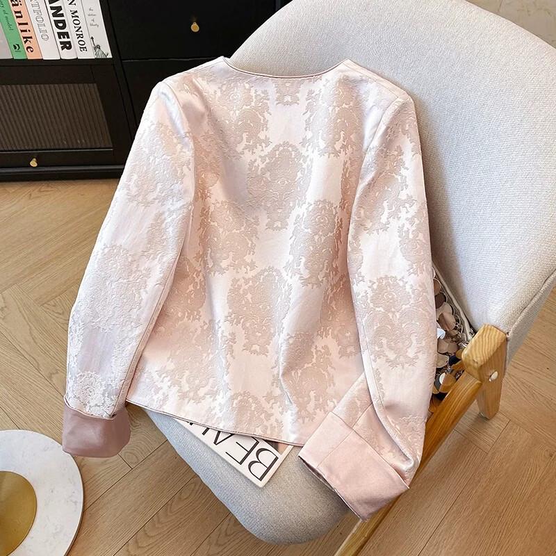 La Chapelle Women's New Chinese Style Jacquard Short Jacket