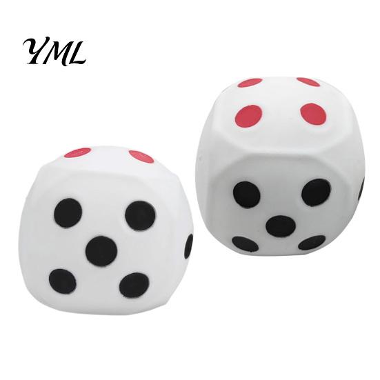 Soft Squeeze Toys 1/2Pcs Giant Dice Stress Relief Toy, Toy for Focus Aid & Anxiety Reduction, Relaxation Cube Sensory Portable Relievers