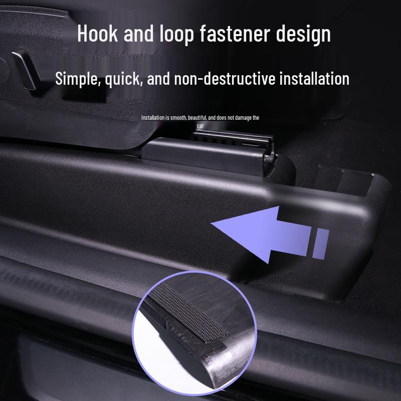 Tesla Model Y Seat Rail Corner Protector Set - Rear Guard Plate Felt Protection Accessories