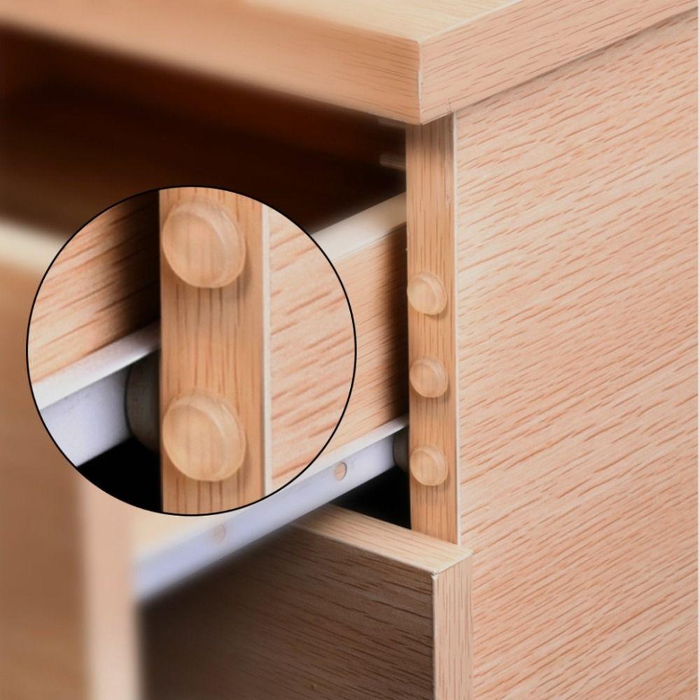 100pcs Anti Slip Bumpers Cabinet Bumpers Rubber Damper Buffer  Furniture Hardware