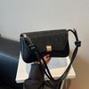 Underarm bag 2025 new trendy fashion commuter bag solid color shoulder messenger bag high-end niche handbag