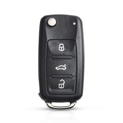 Modified 3-button Remote Key Shell for VW VOLKSWAGEN Caddy Eos Golf Jetta Beetle Polo Up Tiguan Touran~2676