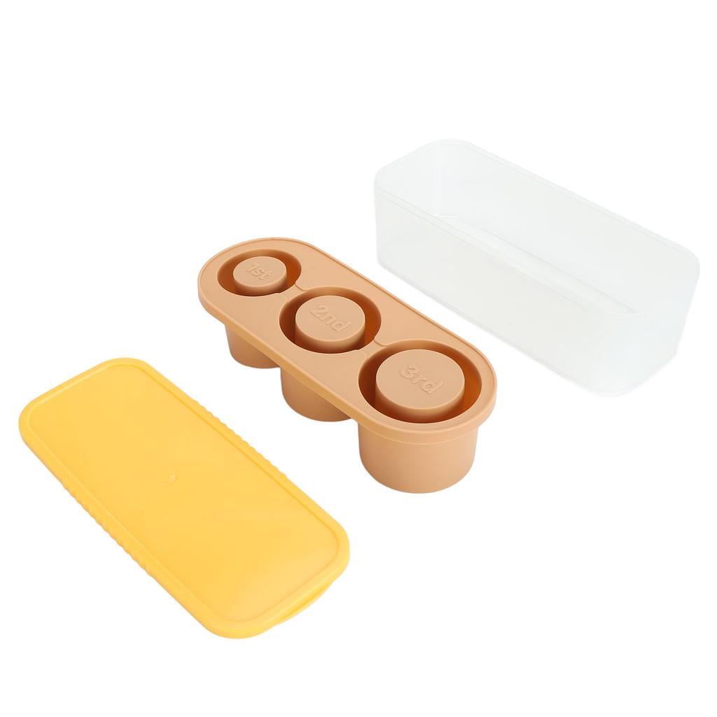 Silicone Tray Easy Release Hollow Cylinder s Maker with Spill Resistant Removable Lid Bin for Ice Drink Cocktail