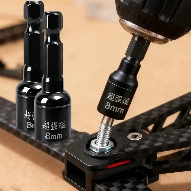 Hex Magnetic Nut Screwdriver Sockets Sleeve Electric Impact Socket Bit Adapter Screwdrivers Driver Drill Bits Handle Tools