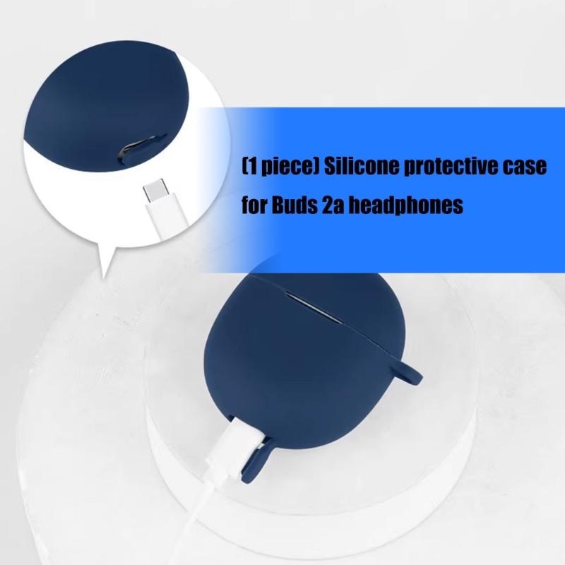 Flexible Guard Silicone Protective Case Housing For Buds 2A Earphone Shockproof Cover Scratch Resistant Sleeve Daily Use