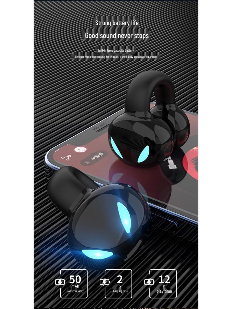 YX03 Bluetooth Over-Ear Wireless Earbuds: Comfortable Fit & High-Quality Sound for Sports & Calls
