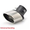 Car Auto Exhaust Pipe Muffler Tail Pipe Outlet Nozzle for SEAT Ibiza Leon Toledo Arosa Alhambra Exeo Supercopa Mii Altea Cordoba