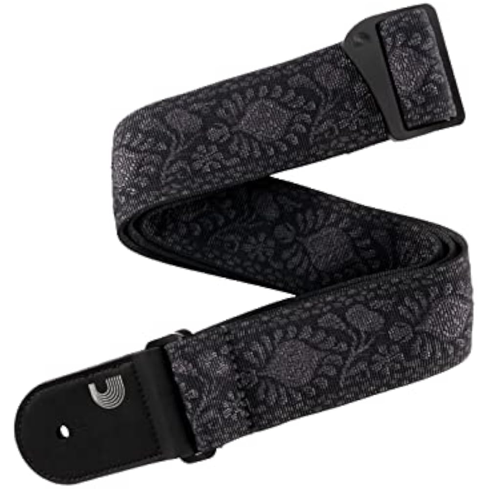 D Addario Daddario Guitar Strap Woven Strap Monterey Black Tubular 50TB01 [Domestic Genuine]