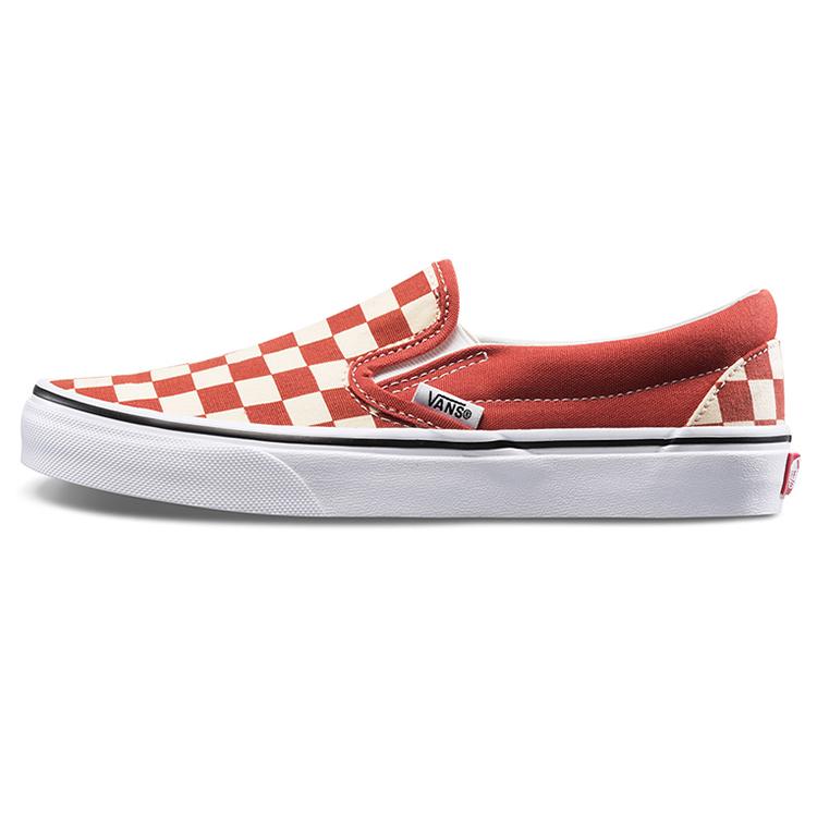 

Vans Classic Slip On Sneakers Red/White Women s VN0A38F7ULL 41