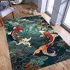 3D National Trend Koi Carp Playing Cloud Carpet Living Room Rug Room Decor Summer Indoor Floor Mat Color Office Multi-scene Rug