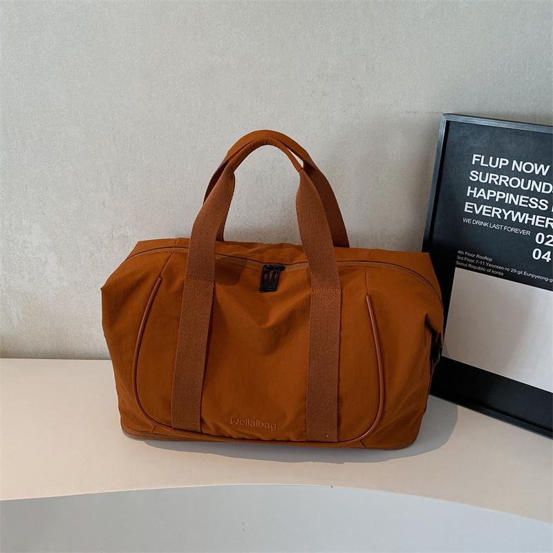 Extensible Yoga Fitness Bag Women's Travel Bag Lightweight Outdoor Canvas Storage Bag