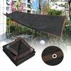 Black Outdoor Sunshade Net Breathable Sun Shade Mesh Sail UV Protection Awnings Durable Shade Netting Sun Shading Cover
