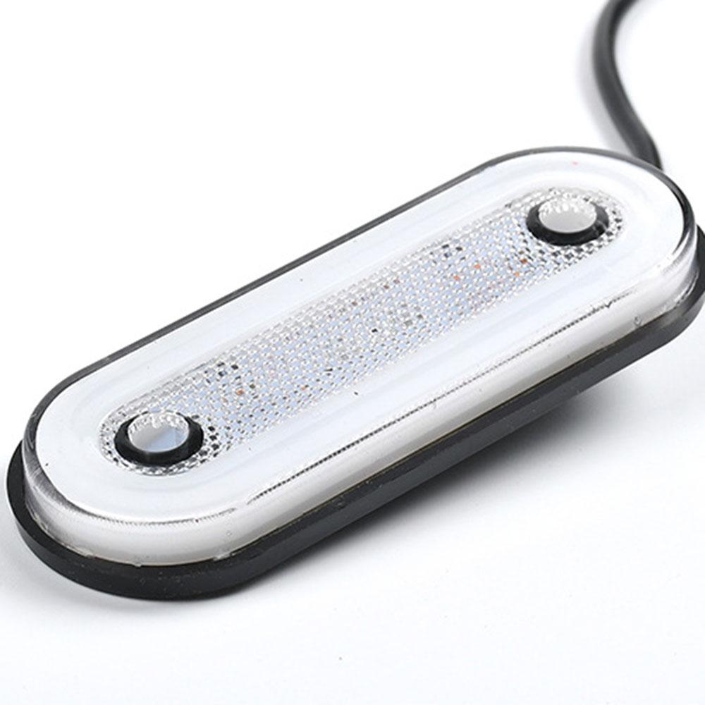 1PC LED Side Marker Light 12V 24V Truck Clearance Lamp Tail Light Trailer Tractor Lorry Warning Parking Lamp with Bracket