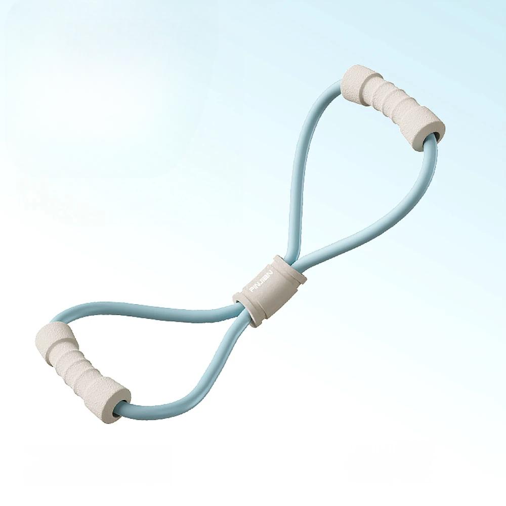 

Натяжение каната Йога Тренажерный зал Резиновый рычаг Сопротивление 8-образный Фитнес Силовое оборудование Домашний спортзал Грудной эспандер Эластичная лента синий