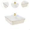 Food Serving Tray with Cover, Container for Home Use, Organizer Events