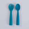 Baby Feeding Training Spoon - Silicone Long Handle for Infant Eating
