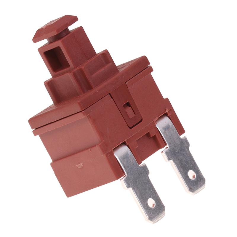 1 stk Kan-L5 2-pin selvlåsende nøkkelbryter varmtvannsbereder støvsuger bryter 7.5A 250Vac knapp strømbryter låseknapp nøkkelbryter