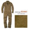 GRACE ENGINEERS GE430 38 Heather Khaki Ganzjahres-Melange Ein-Falten Langarm-Jumpsuit, Größe S