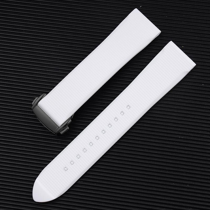 Watchband for Omega Seamaster 300 Speedmaster for 19mm 20mm 21 22mm Rubber Silicone Soft Waterproof and sweat proof Watch Strap