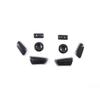 Carbon Fiber Color Front Seat Adjusment Button Cover Cap For Toyota Tundra