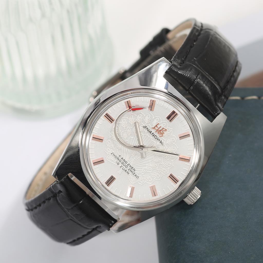 Shanghai 36MM Hand-Wind Mechanical Watch 7120 Waterproof china Watch for Men