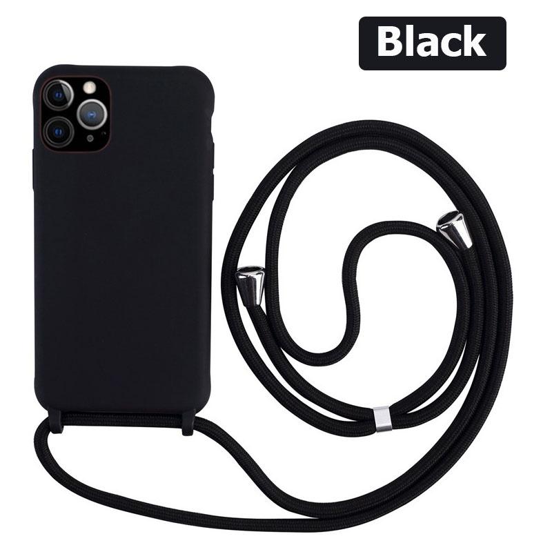 Custodia Laccetto a Tracolla in Silicone per IPhone 16 15 14 13 12 11 Pro Max XSMAX XR 8 7 Samsung S25 S24 S23 S22 S21 Ultra Plus S21FE A15 A55 A16 A53 A14 A54