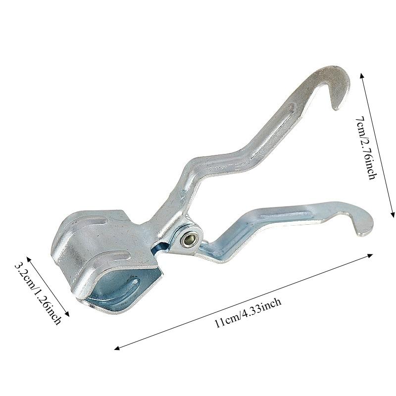 Уличный многофункциональный зажим, кемпинговый фонарь, подвесной крючок для бумажного полотенца, кронштейн для палатки, аксессуары, металлический железный зажим серебряный